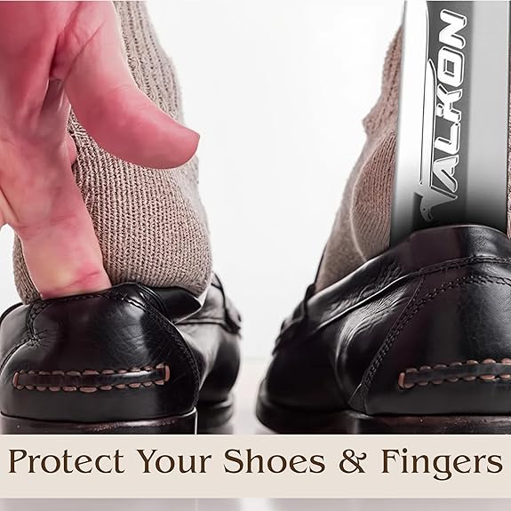 Shoe Horn Long Handle Metal Shoe Horn Sets for Men Women and Children