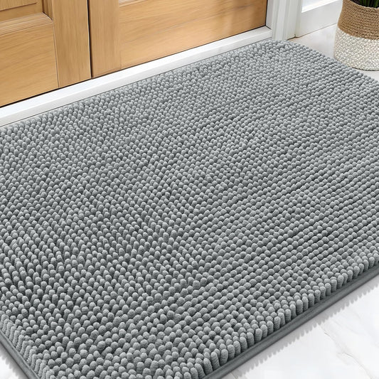 Transform Your Entryway with the OLANLY Dog Door Mat – Soft, Absorbent, and Non-Slip for Muddy Paws (30" x 20")