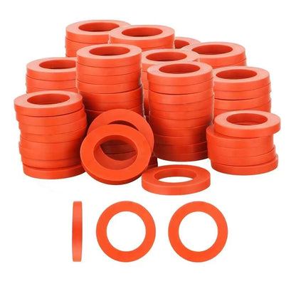 100 PCS Heavy Duty Rubber Gasket Fit for Standard 3/4 inch Garden Hose Washer
