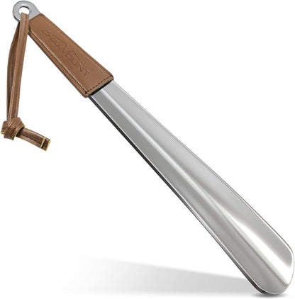 12 Inch Long Shoe Horns for Senior Men Women Kids Stainless Steel Shoehorn with Handle