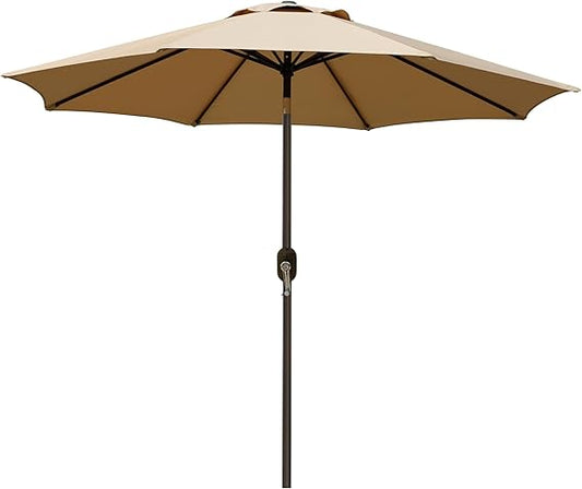Outdoor Patio Umbrella Outdoor Table Umbrella Yard Umbrella Market Umbrella with 8 Sturdy Ribs