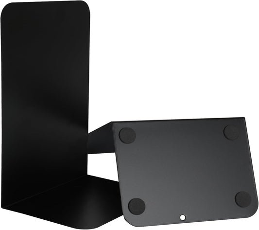 Black Color Metal Book Ends Bookend for Shelves Book Holder