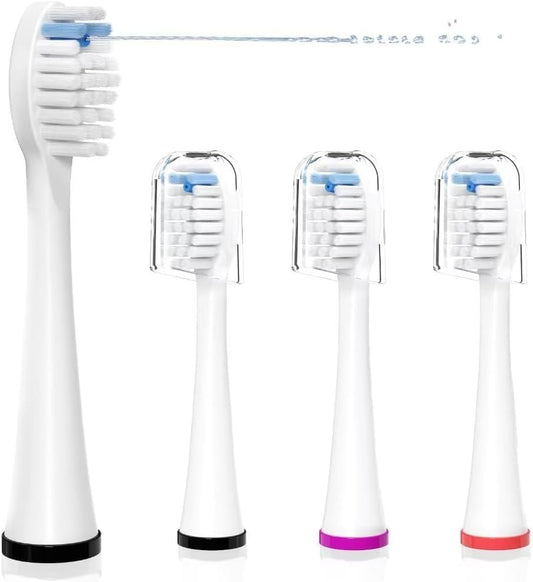 Replacement Brush Heads Compatible with WaterPik Sonic Fusion 2.0 Flossing Toothbrush