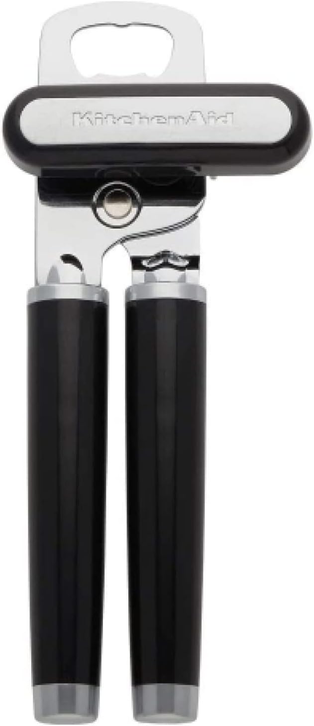 Classic Multifunction Can Opener and Bottle Opener Easy to Use Razor Sharp Stainless Steel Cutting Wheel