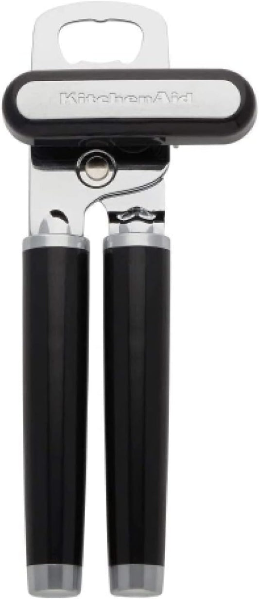 Classic Multifunction Can Opener and Bottle Opener Easy to Use Razor Sharp Stainless Steel Cutting Wheel