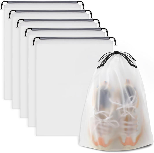 Travel Drawstring Shoe Bags for Packing Storage Travel Essentials for Men and Women 15.7 x 11.8 inches