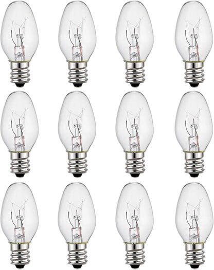4 Watt E12 Candelabra Base 15 Lumens Small Light Bulb Night Light Replacement Bulbs