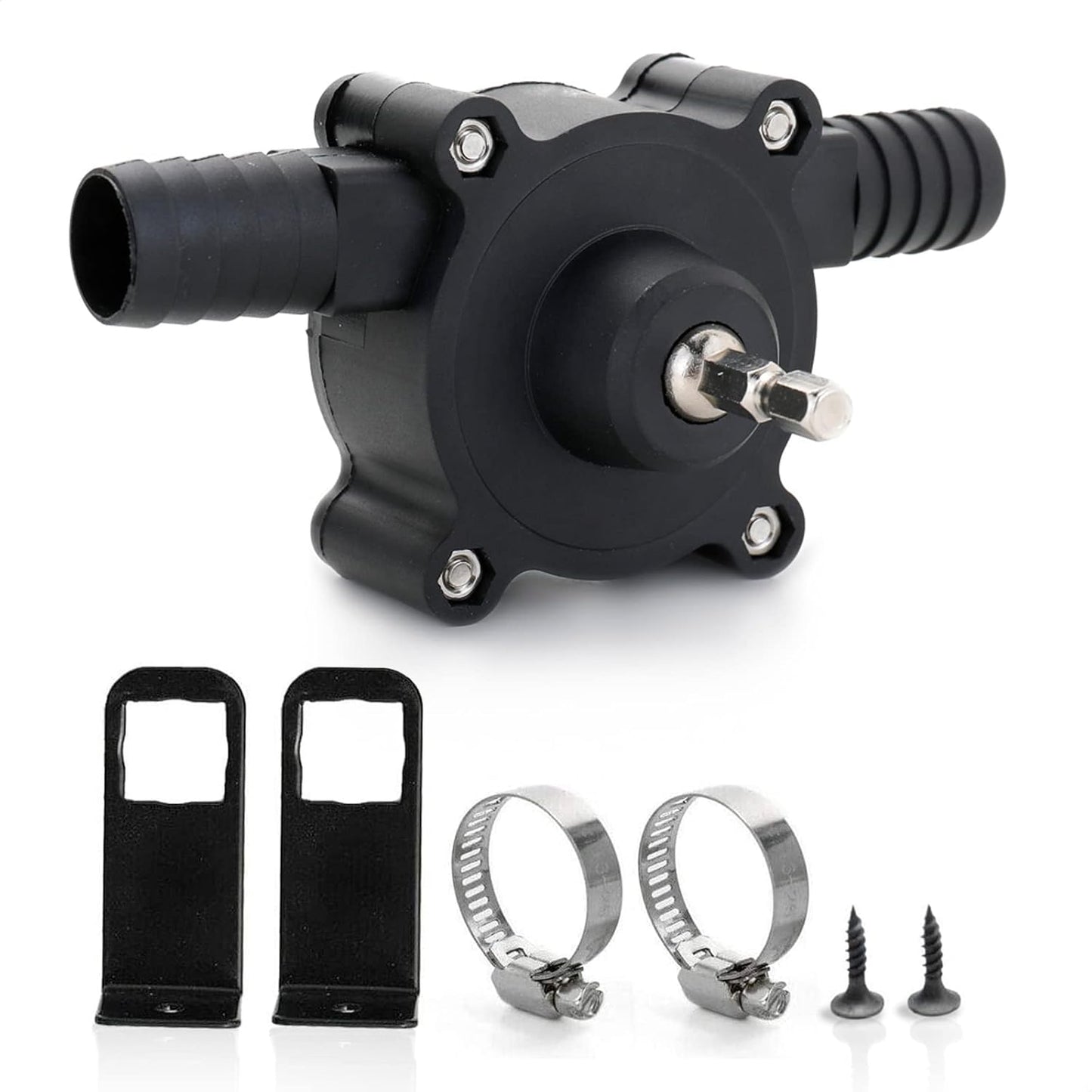 Electric Drill Pump for Water and Liquid Transfer Self-Priming Hand Pump Durable Compact and Lightweight Design