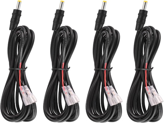 4.0x1.7mm DC External Power Cable Compatible with Tactacam Reveal X, XB, SK, Snyper Cameras, 4.0x1.7mm DC Plug Trail