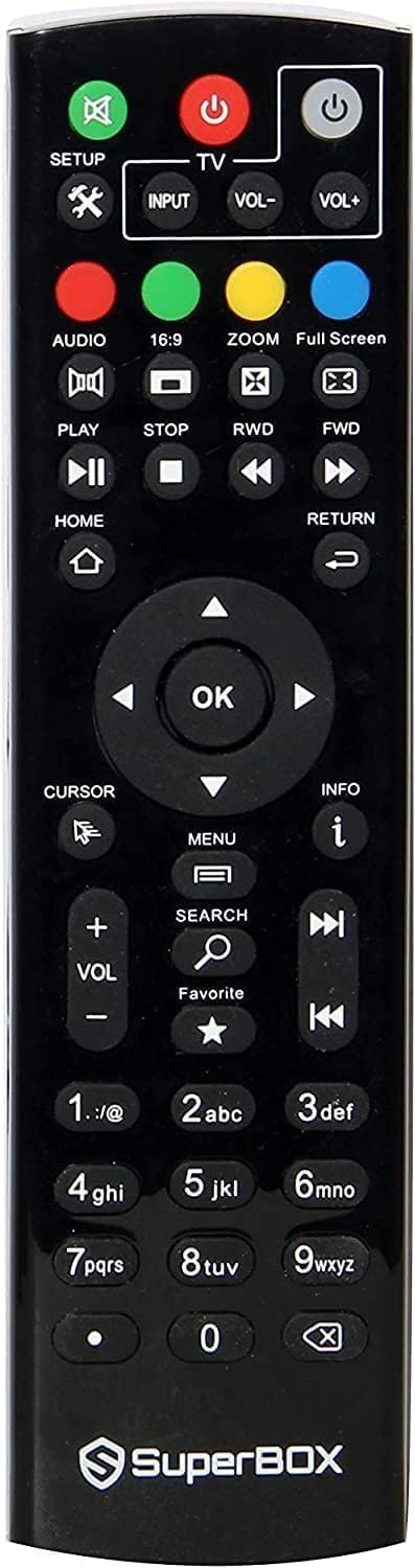 Original Superbox Remote Control – Compatible with All Superbox & Octastream Models (No Voice Control)