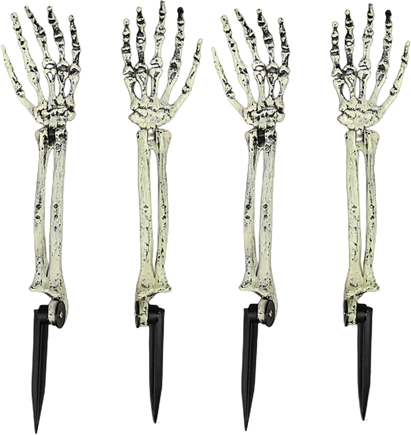 Skeleton Stakes Zombie Ghost Arm Stake Severed Plastic Skeleton Hands Yard Signs for Lawn Stakes Garden