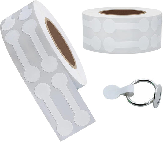 1000PCS Stickers for Small Business Jewelry Tags - Self Adhesive White Blank Jewelry Price Labels