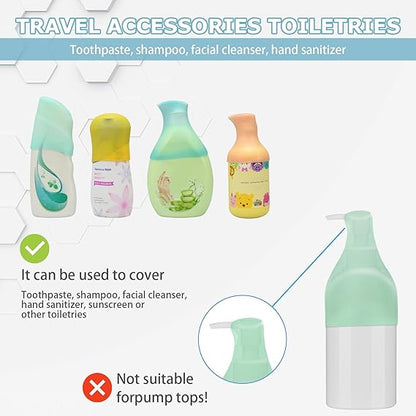 Bottle Covers Travel Essentials for Women Men Beach Vacation Essentials Travel Size Toiletries Accessories