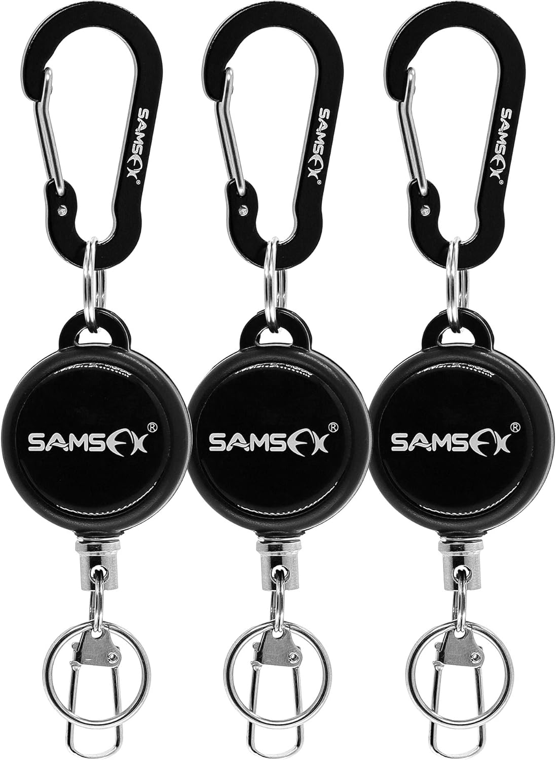 Retractor for Anglers Vest Pack Tool Gear Assortment Combo 3pcs in Pack