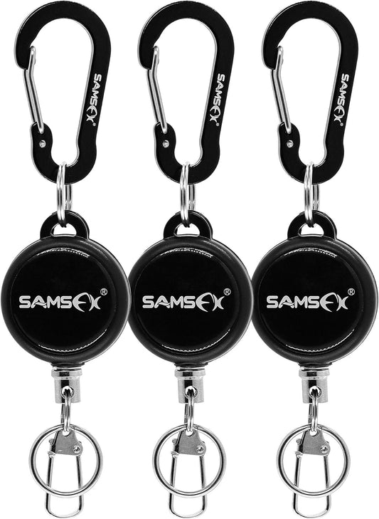 Retractor for Anglers Vest Pack Tool Gear Assortment Combo 3pcs in Pack