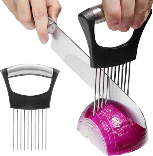 Onion Cutter Vegetable Chopper Stainless Steel Tomato Slicer Vegetable Cutter for Potato Avocados