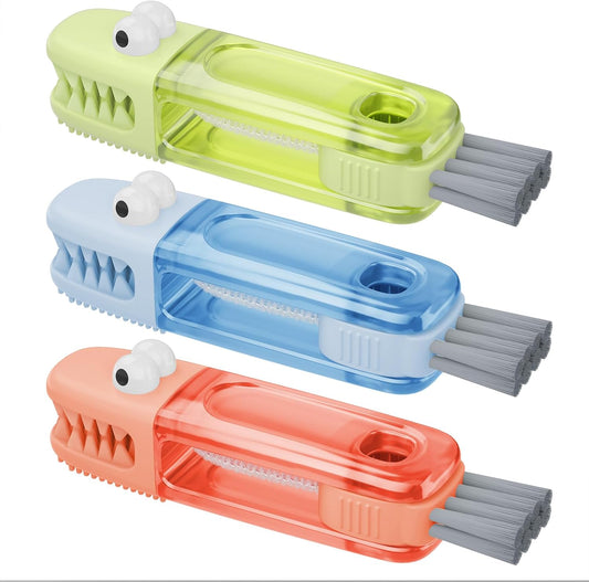 Lid Gap Cleaning Brush Set, Multifunctional Bottle Cleaning Brush, Silicone Cup Lid Gap