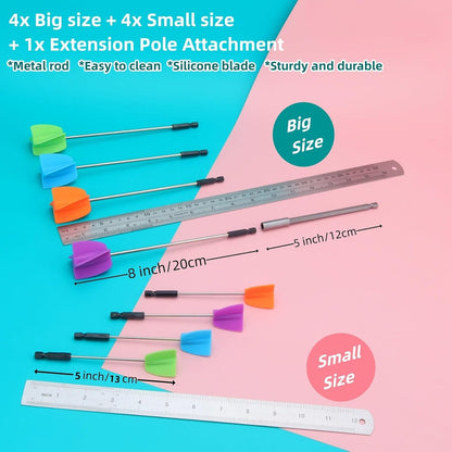 Silicone Resin Mixer Paddles,Reusable Reusable Paint and Resin Mixer Paddle to Mix Epoxy Resin, Paint