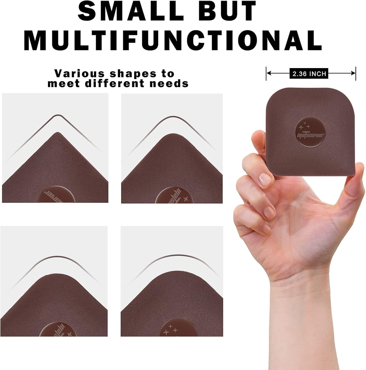 5 Pcs Pot Scraper Plastic Pot Scraper Non Scratch for Cast Iron Pot and Pan Cleaning Sturdy Scraper Kitchen Tool