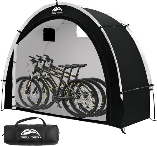 Storage Shed Tent Outdoor Portable Bicycle Storage Sheds with 210D Oxford Fabric PU4000 Waterproof