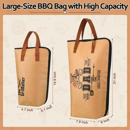 2 Pack BBQ Blanket for Resting Meat for Men Reusable Waterproof Insulated Smoker