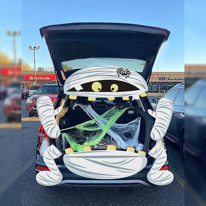 Car Decorations Kit for SUV Halloween Mummy Trunk or Treat Car Decorations Kit, Outdoor