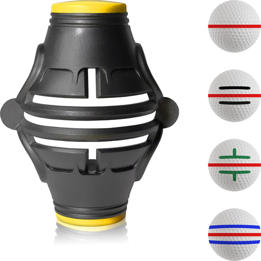 Triple Line Golf Ball Marker Golf Ball Line Marker Tool Golf Ball Marker Stencil Alignment Ball Marker