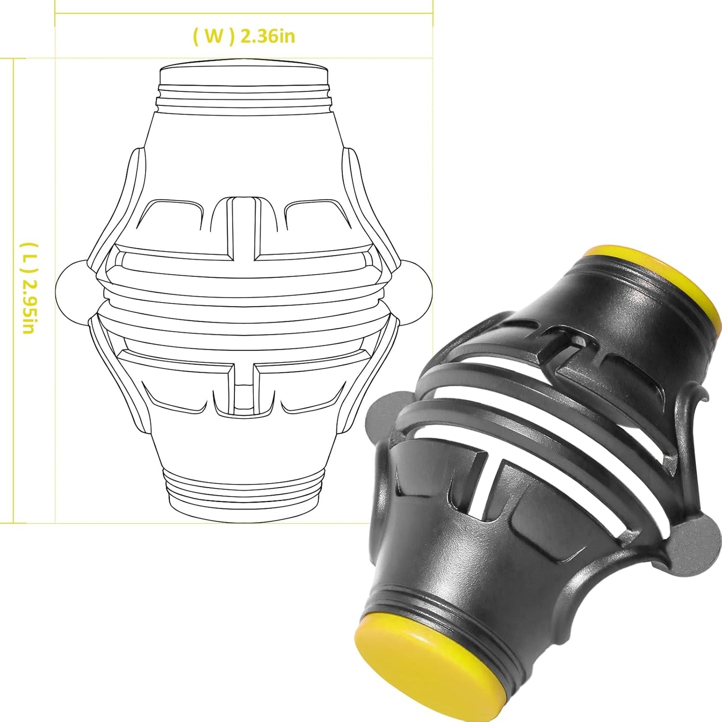 Triple Line Golf Ball Marker Golf Ball Line Marker Tool Golf Ball Marker Stencil Alignment Ball Marker