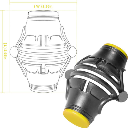 Triple Line Golf Ball Marker Golf Ball Line Marker Tool Golf Ball Marker Stencil Alignment Ball Marker