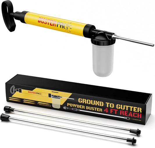 Revolutionize Your Dusting with the Relime Adjustable Diatomaceous Earth Powder Duster – Effortless Pump-Powered Applicator for Ultimate Reach and Precision