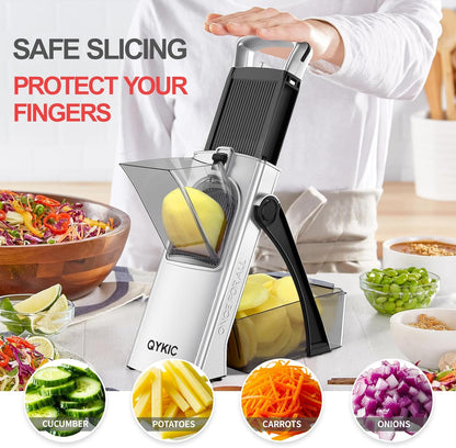 Mandoline Slicer for Kitchen Vegetable Chopper Slicer Potato Slicer Thickness Adjuster French Fry Cutter