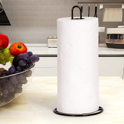 Kitchen Paper Towel Stand Holder for Kitchen Organization and Storage Paper Towel Holders for Standard and Large Size