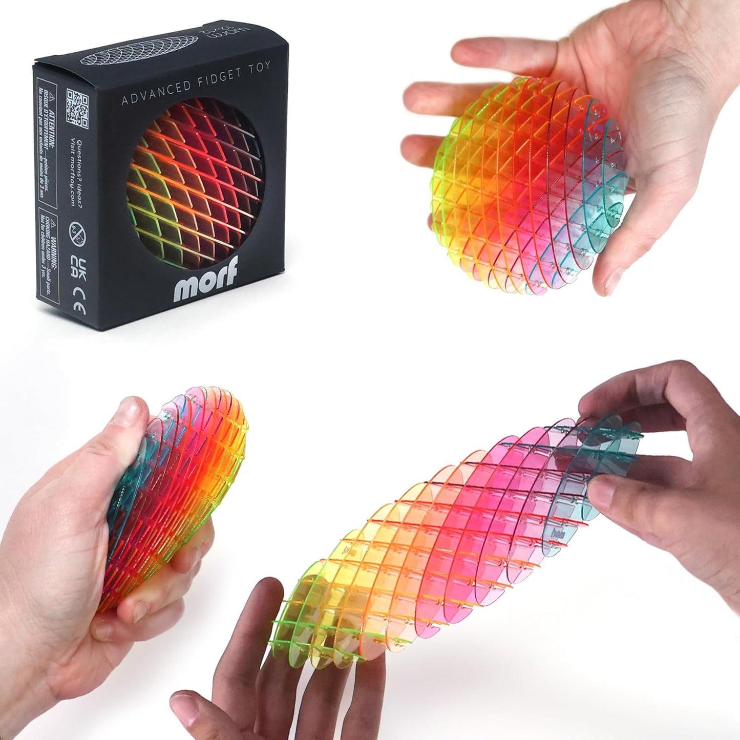 Flexible 3D Sensory Slug Figgy Toy for Kids Teens and Adults Stretchy Quiet Stress and Anxiety Relief