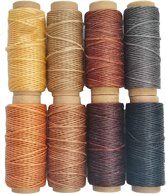 150D Leather Sewing Waxed Thread Cord for Leather Craft DIY 1mm Diameter 8 Colors Sewing
