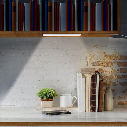 12 Inch Dimmable LED Light Bar with Plug-in AC Adapter & Magnetic Mount - for Kitchen, Workshop