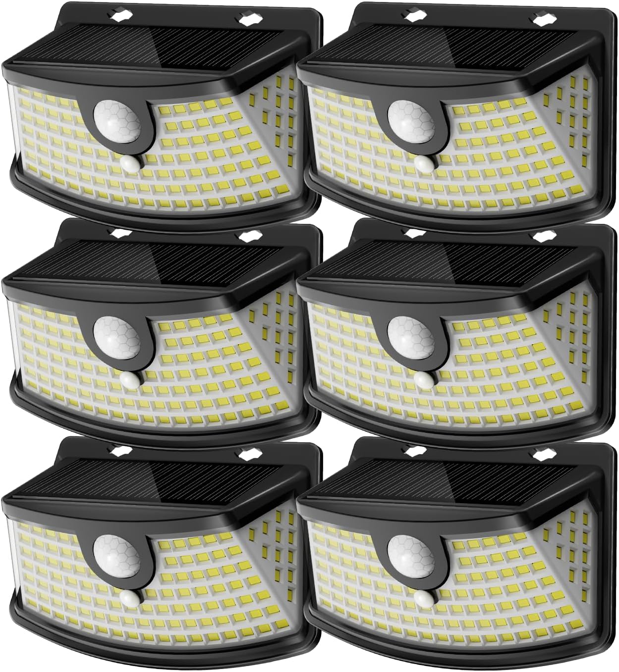 Motion Sensor Lights 120 LEDs with Lights Reflector,270° Wide Angle, IP65 Waterproof