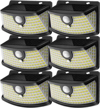 Motion Sensor Lights 120 LEDs with Lights Reflector,270° Wide Angle, IP65 Waterproof
