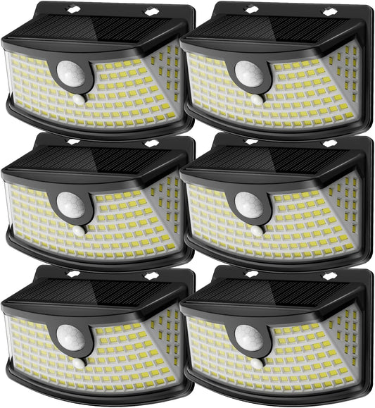 Motion Sensor Lights 120 LEDs with Lights Reflector,270° Wide Angle, IP65 Waterproof