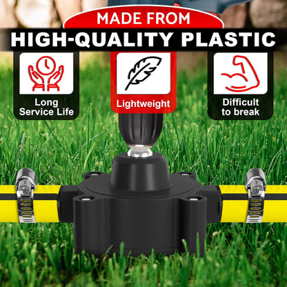 Electric Drill Pump for Water and Liquid Transfer Self-Priming Hand Pump Durable Compact and Lightweight Design