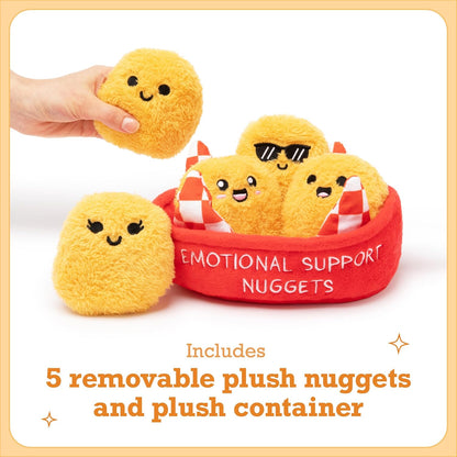 Emotional Support Nuggets by Relatable  Valentines Day Gifts Cute Valentines Plushies Set