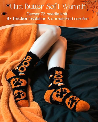 Gifts for Women Buttery Soft Fuzzy Socks Cozy Comfy Warm Fluffy Cute