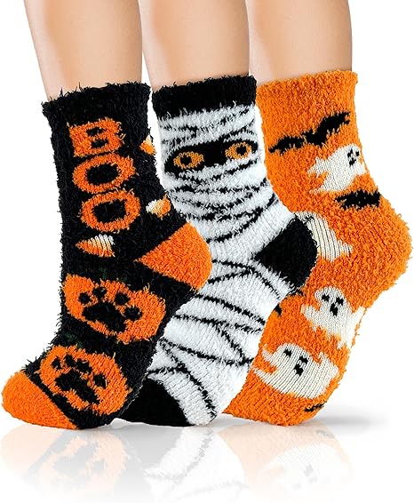 Gifts for Women Buttery Soft Fuzzy Socks Cozy Comfy Warm Fluffy Cute