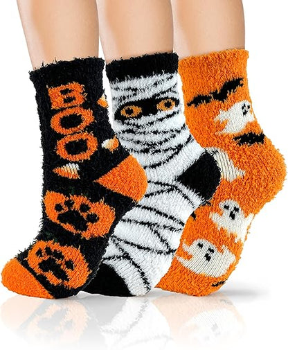 Gifts for Women Buttery Soft Fuzzy Socks Cozy Comfy Warm Fluffy Cute