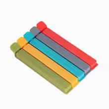 Snack Tea Bag Clip  PP Material Moisture-Proof Magnetic Design, Strong Grip, Dual Grooves